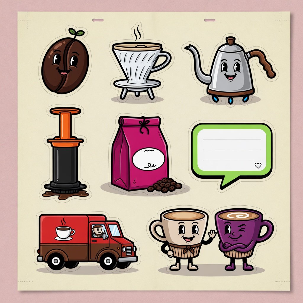 Stickers Punto Coma
